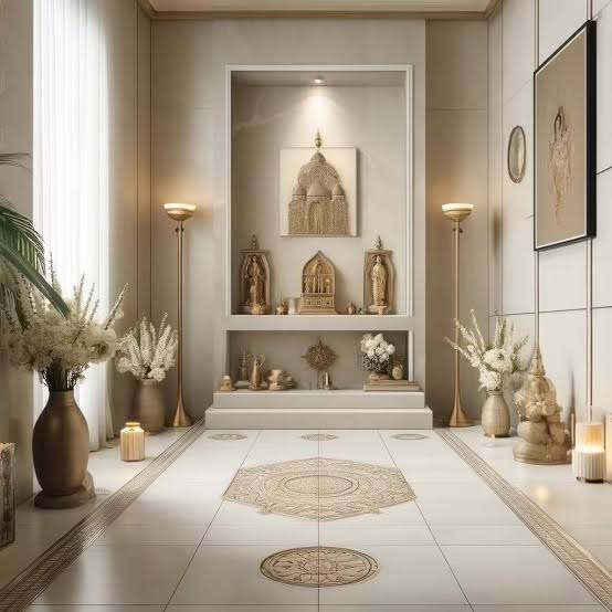Mandir & Pooja Room Tile Ideas for a Serene Home