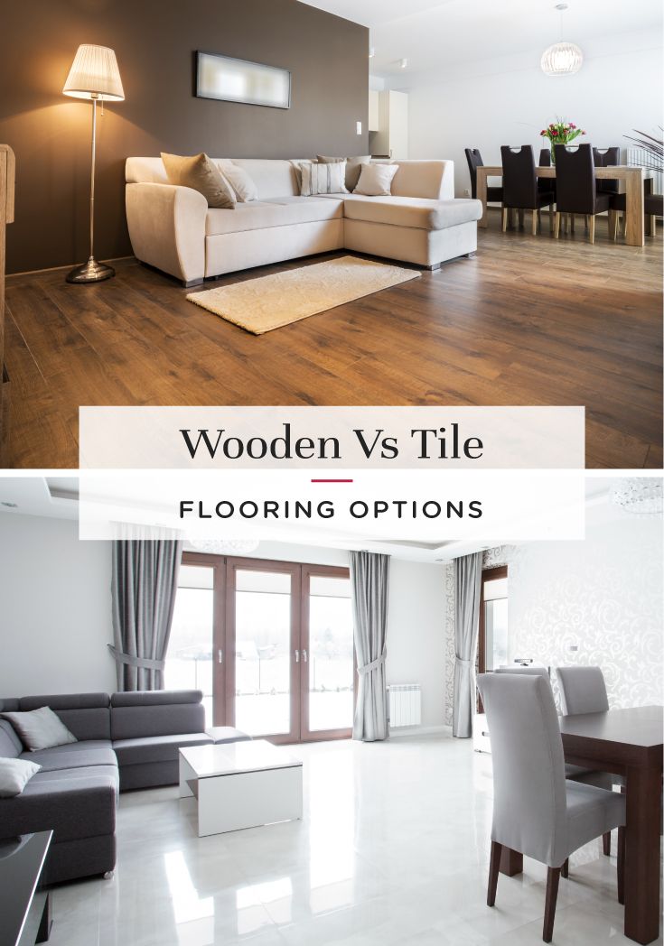 benefits and drawbacks  of wooden vs tile flooring